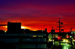 本日の朝焼け! 2 10/31 本日の朝焼け! 2 10/31