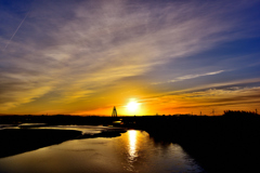 本日の朝焼け！　2　12/31