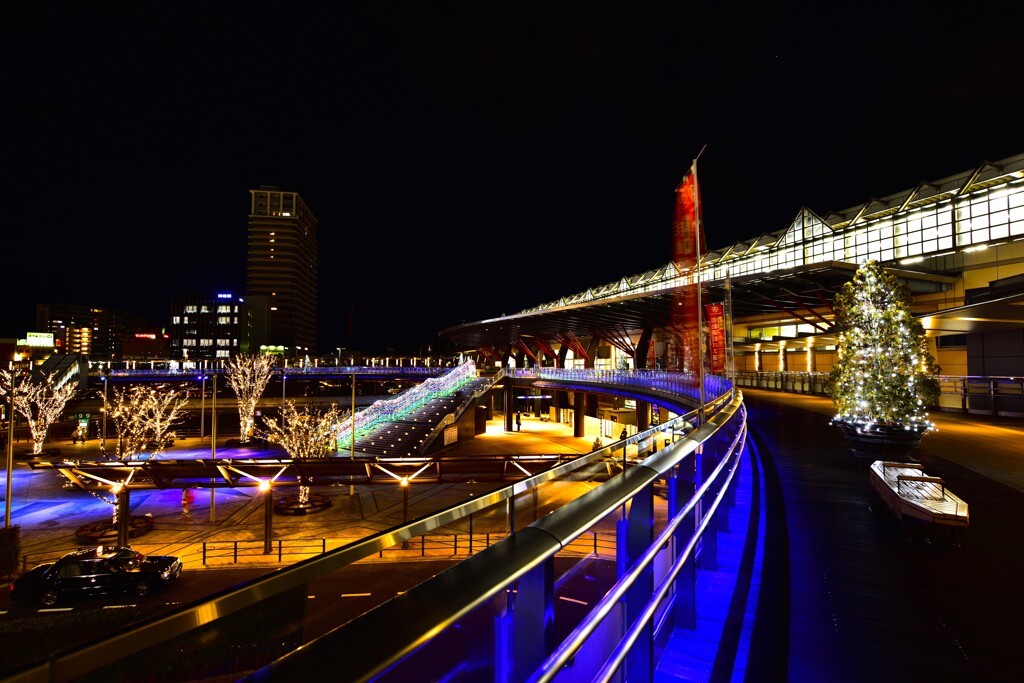 ＪＲ岐阜駅のイルミネーション