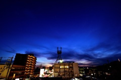 本日の夕焼け！　4/9