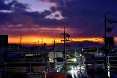 本日の朝焼け！　3　1/12