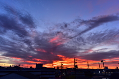 本日の朝焼け!  10/23