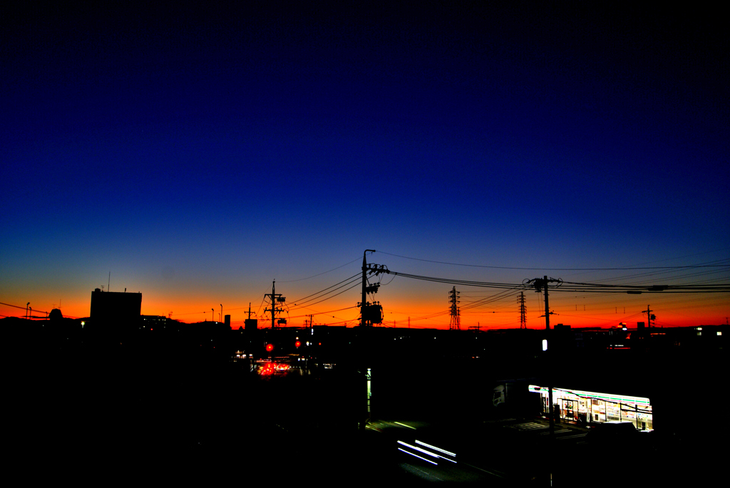 昨日の朝焼け！　1/29