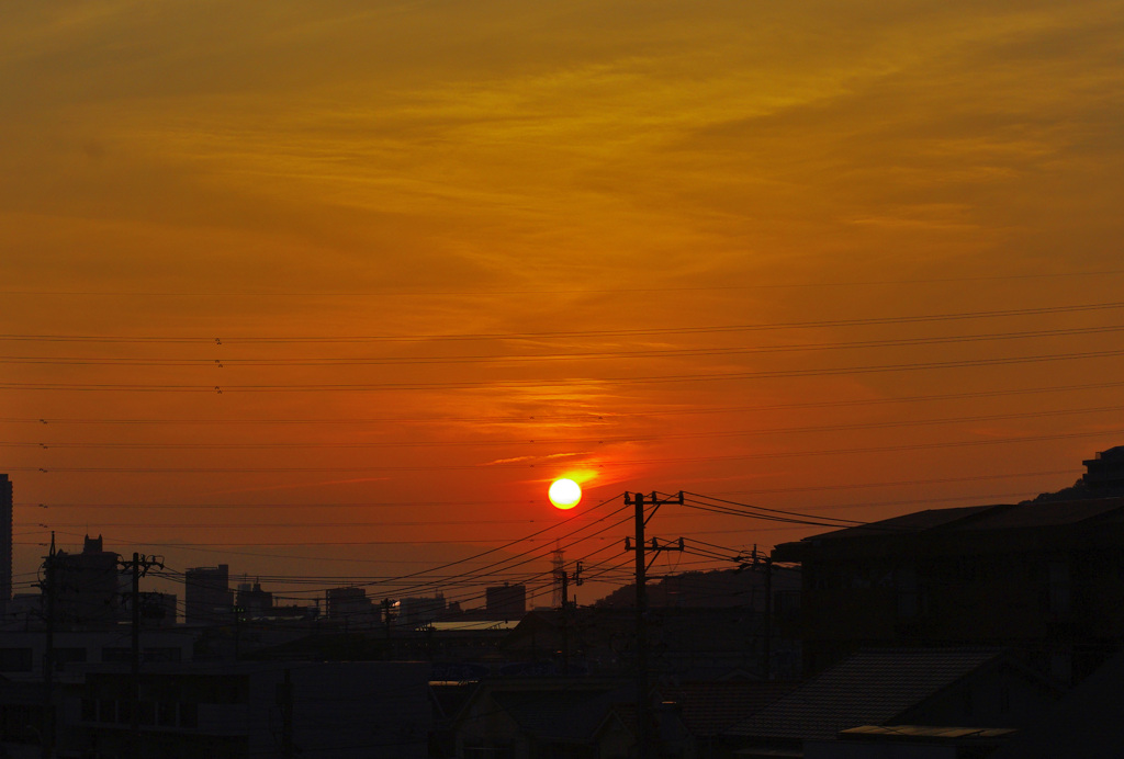 本日の夕焼け！　3　6/7