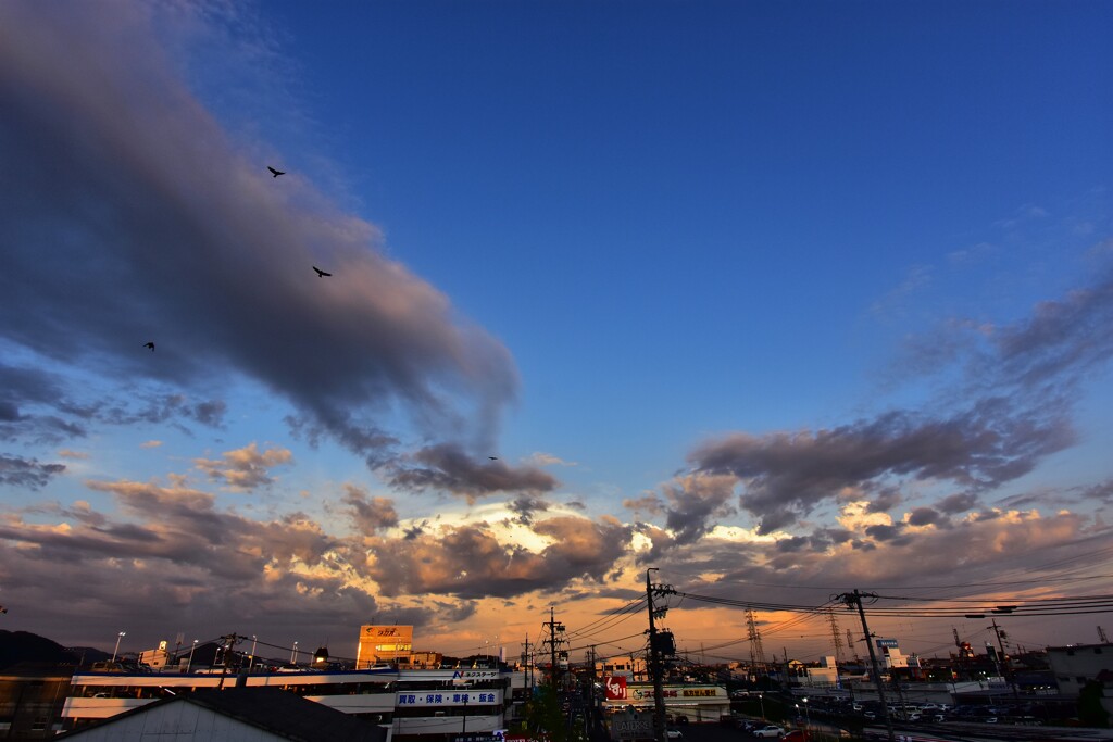 本日の夕景！　9/3