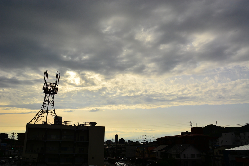 雨上がりの西の空　5/1