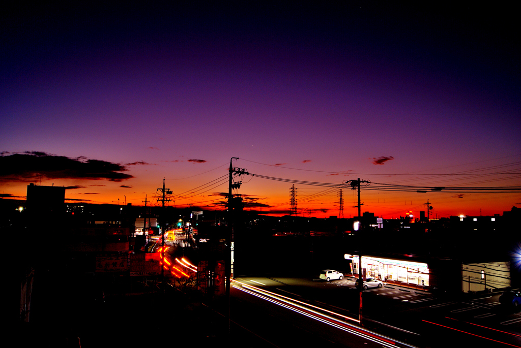 昨日の朝焼け！　12/5