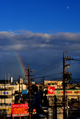 月と虹！　11/1