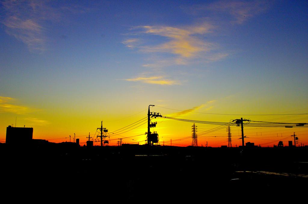 本日の朝焼け！　11/23