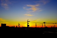 本日の朝焼け！　11/23