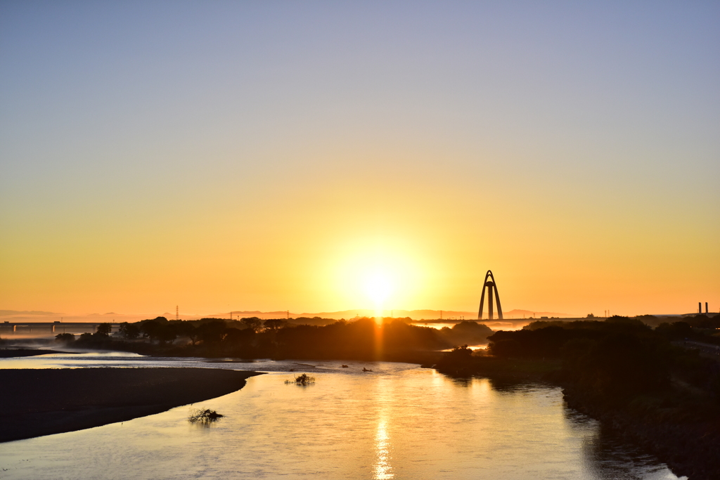 川霧の朝！　11/3