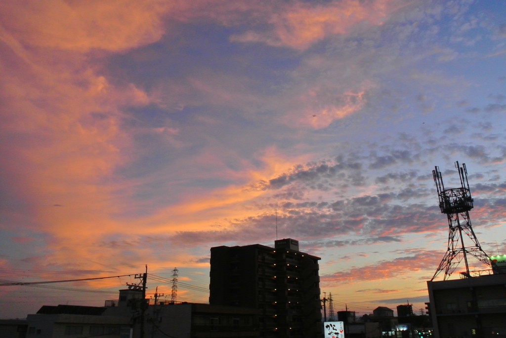 夕焼け！3　8/26