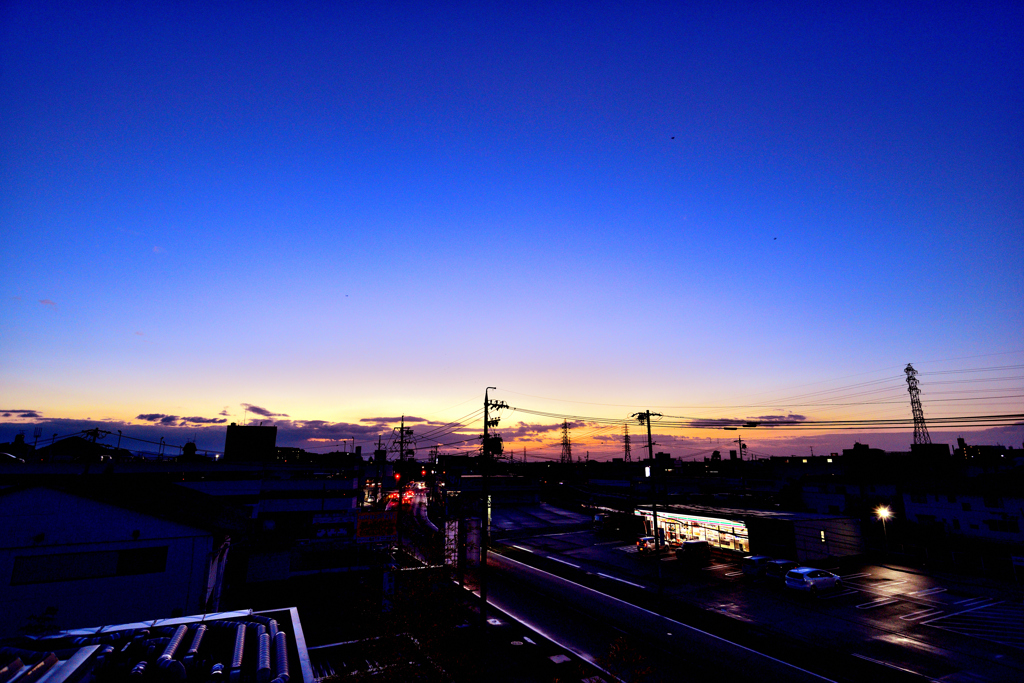 本日の朝焼け！　11/28