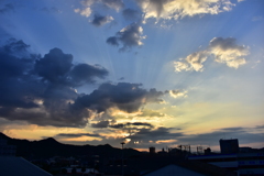 今朝の光芒　1
