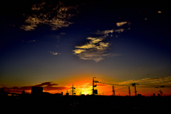 本日の朝焼け！　11/11