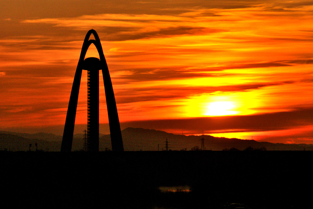 朝陽のツインタワー！