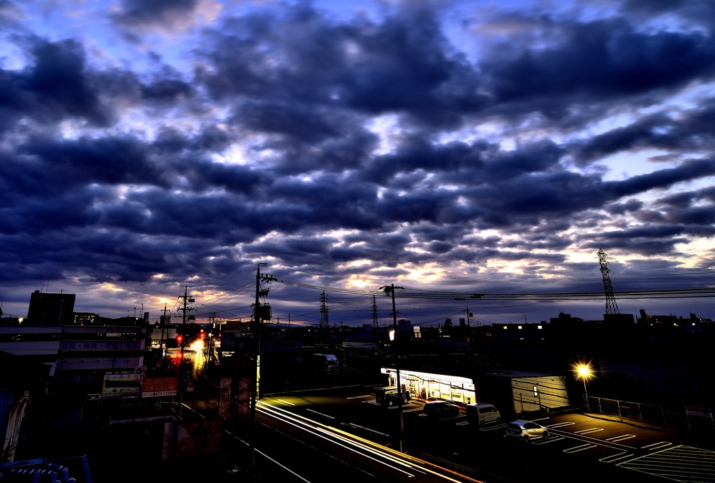 本日の朝焼け！　12/23