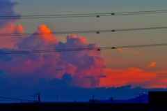 いつぞやの夕景！