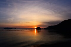 故郷の夕日！　2　5/13