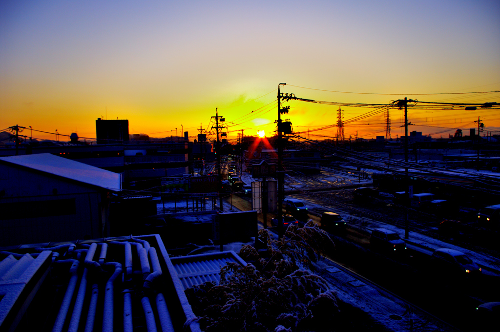 雪の朝！　2　1/30