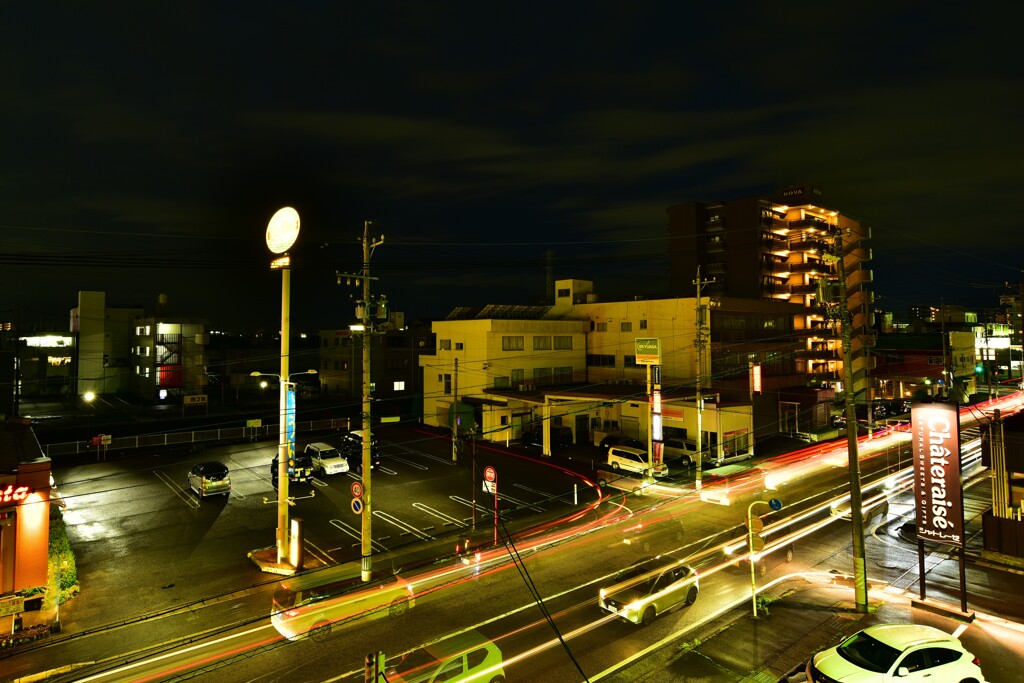 昨夜の光景！