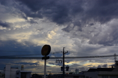 落雷・豪雨の後2　岐阜市　9/1