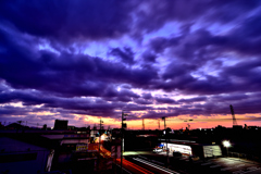 昨日の朝焼け！　12/8