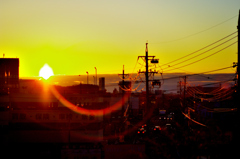 昨日の朝焼け！　3/11
