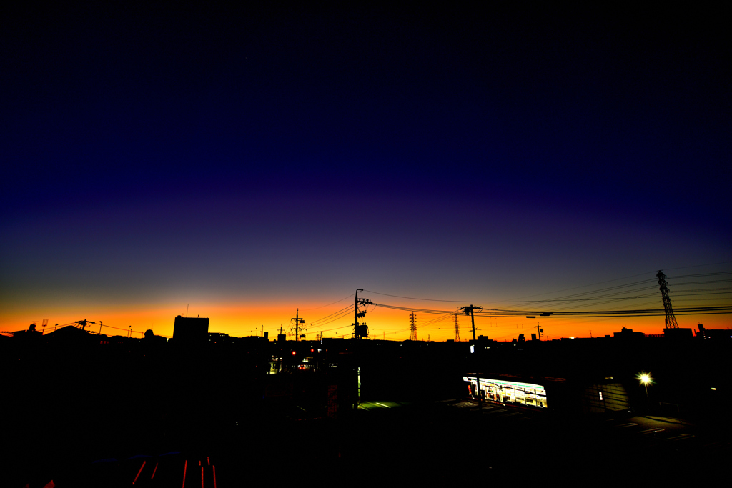 昨日の朝焼け！　11/29