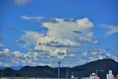 雲　岐阜市上空