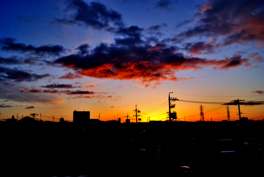 本日の朝焼け！　1/31