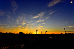 昨日の朝焼け！　3　11/24