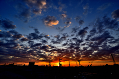 昨日の朝焼け！　2　11/17