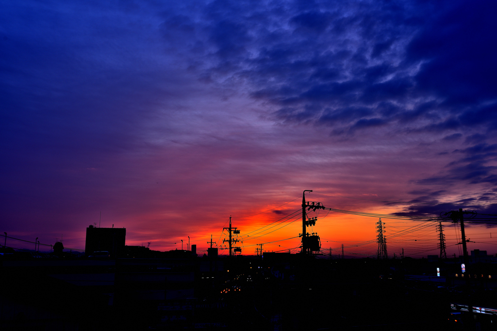 本日の朝焼け！　2　2/6