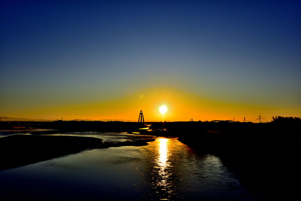 本日の朝焼け！　2　12/29