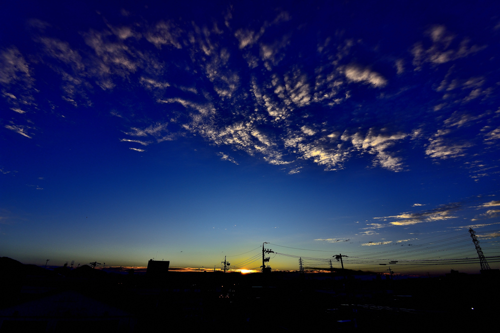 本日の朝焼け！　11/6