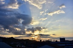 今朝の光芒　2
