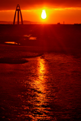 本日の朝焼け！　4　12/27