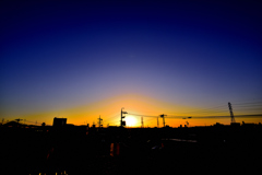 本日の朝焼け！　2　11/30