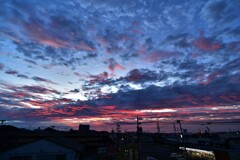 本日の朝焼け！　10/12