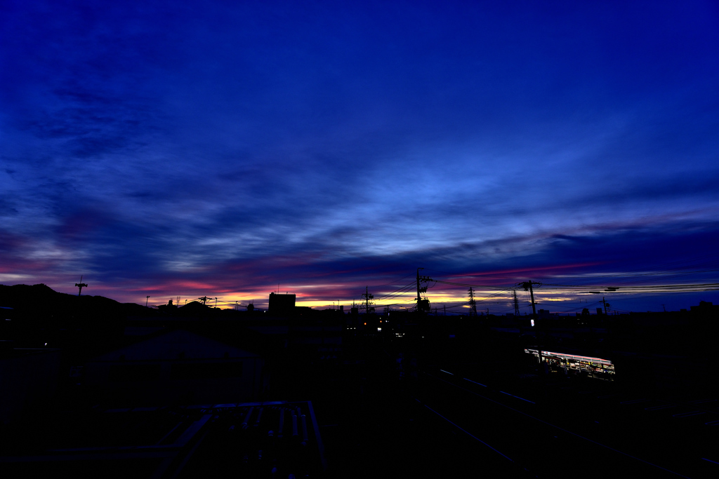 本日の朝焼け！　2　11/2