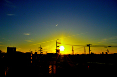 本日の朝焼け！　2　11/23