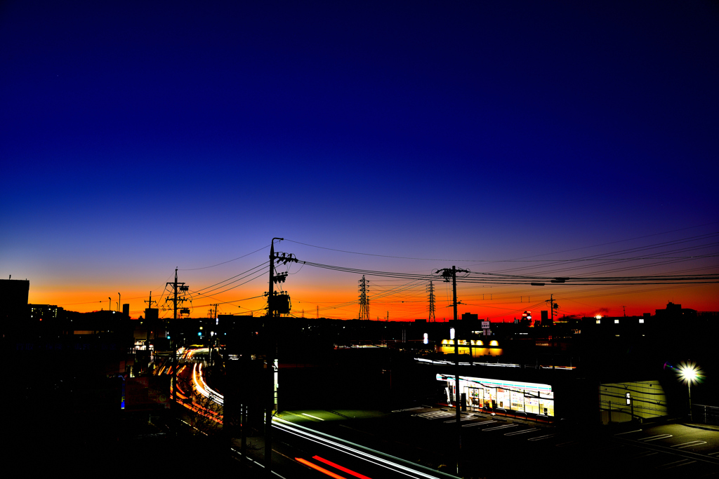 D本日の朝焼け！　2/3