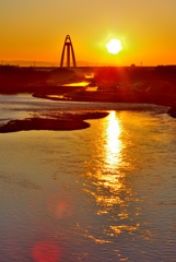 本日の朝焼け！　3　12/29