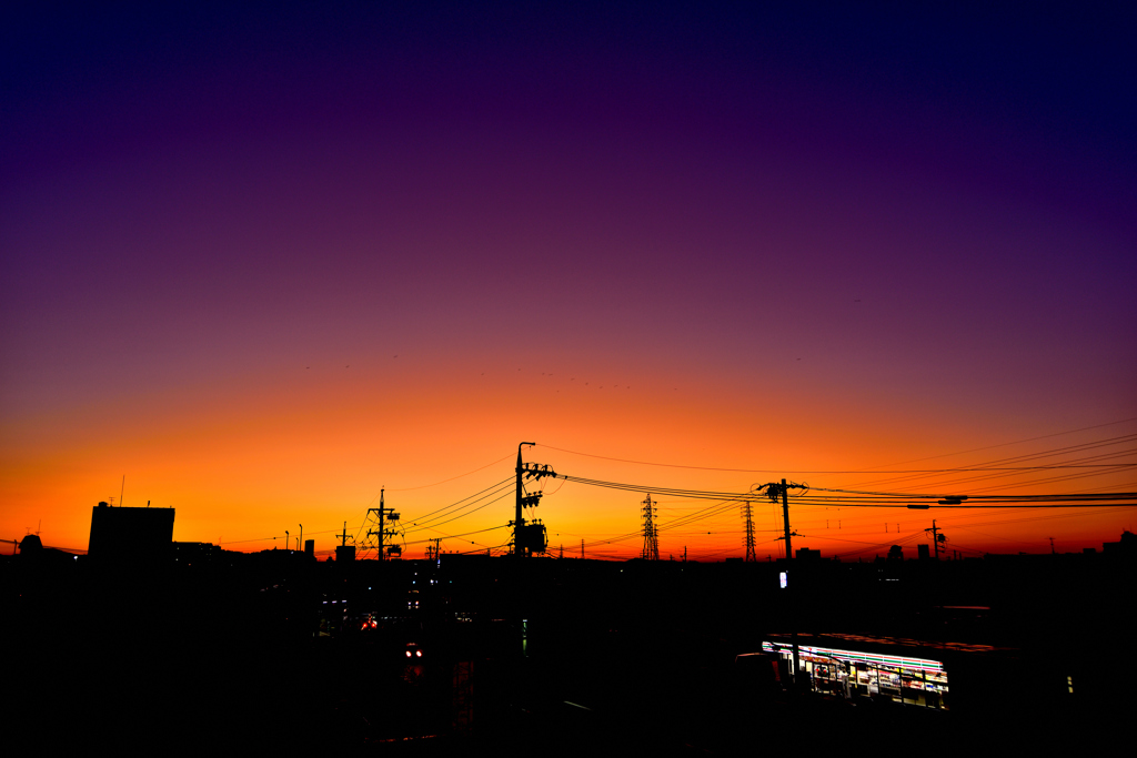 本日の朝焼け！　11/30