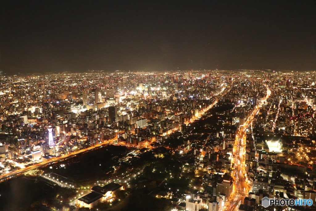 あべのハルカスからの夜景