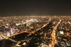 あべのハルカスからの夜景