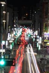 栄の道路