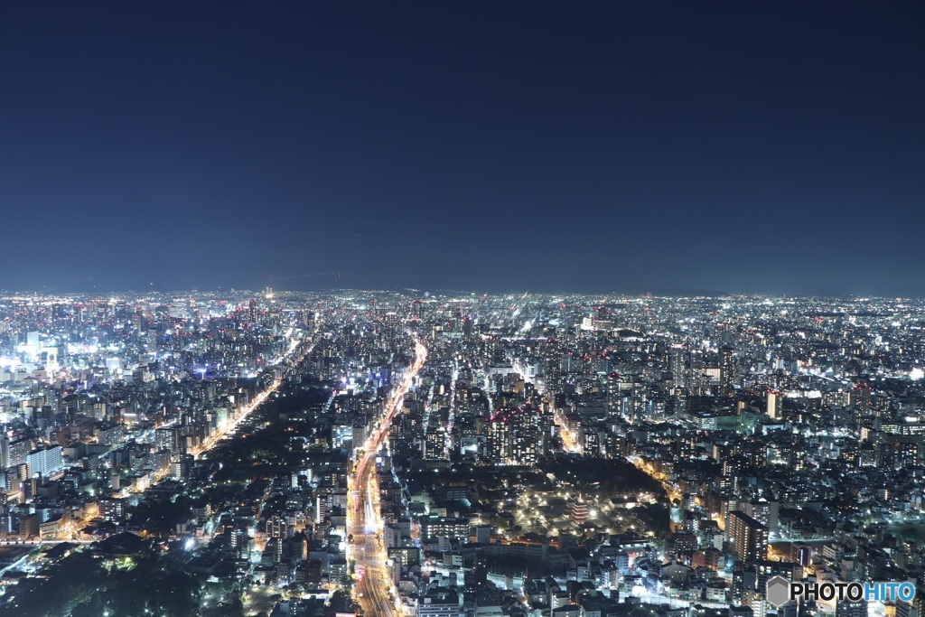 あべのハルカスからの夜景