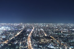 あべのハルカスからの夜景